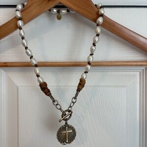 Melody Vintage Jewelry Cross Coin Necklace